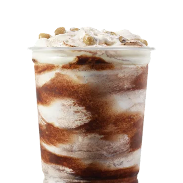 Cookie Dough Frosty Fusion®, Vanilla — official Wendy's menu photo
