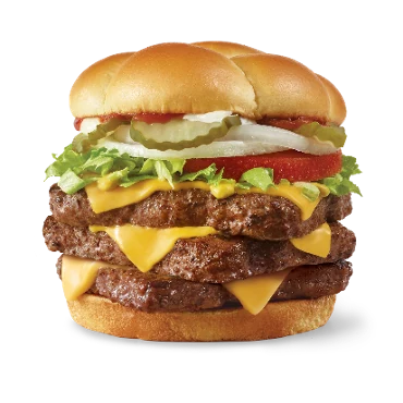 Dave's Triple® — official Wendy's menu photo