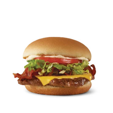 Jr. Bacon Cheeseburger — official Wendy's menu photo