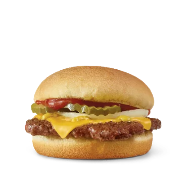 Jr. Cheeseburger — official Wendy's menu photo