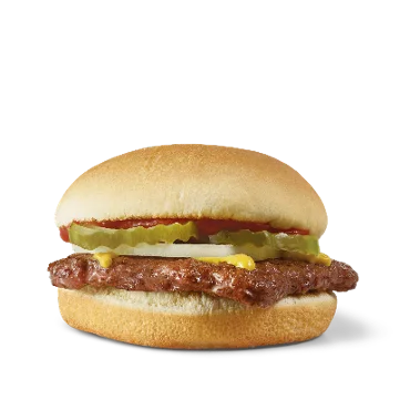 Jr. Hamburger — official Wendy's menu photo