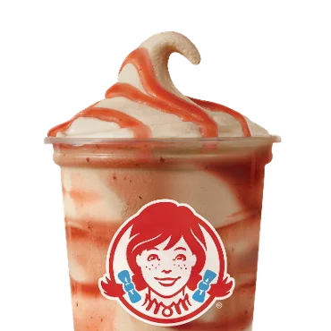 Strawberry Chocolate Frosty Swirl™ — official Wendy's menu photo